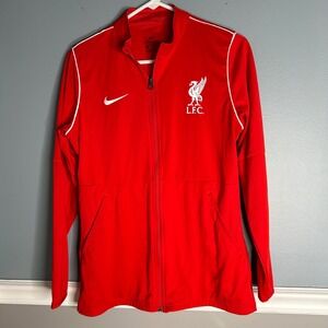 Nike Liverpool FC Red Dri-FIT Soccer Track Jacket Full Zip Women's‎ Medium